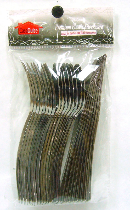 TLC246 - 24pc Assorted Silver Cutlery - Bag