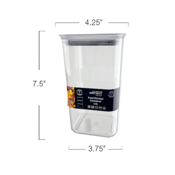 1001160 - Airtight Square Food Storage-1.6 Liter