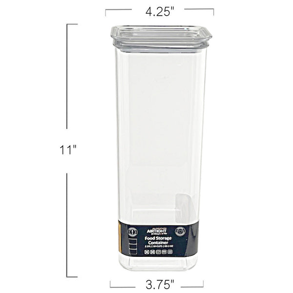 1001240 - Airtight Square Food Storage-2.37 Liter