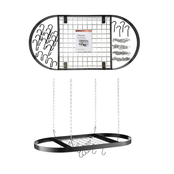 12021 - Oval Kitchen Pot Rack