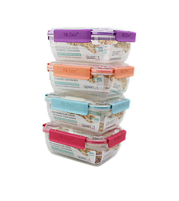 2004302 - Food Storage-Rect 0.75 Liter Asst Color