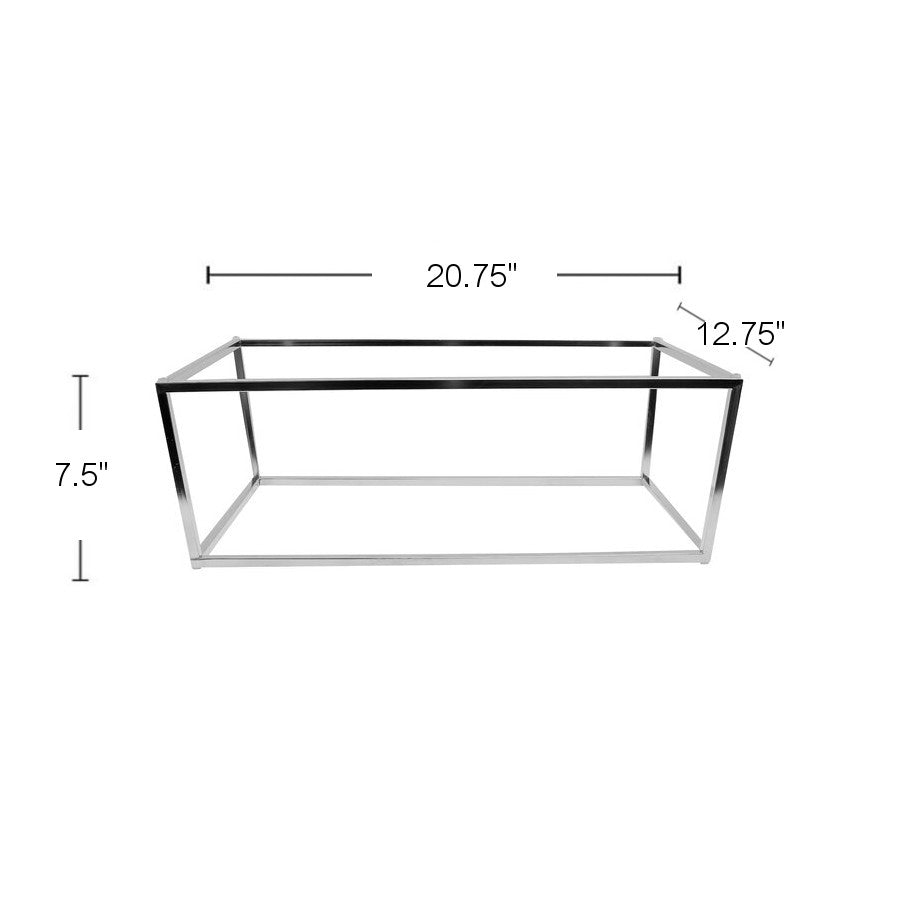 21001 - Ss Reversible Riser 20.75X12.75X7.25 In.
