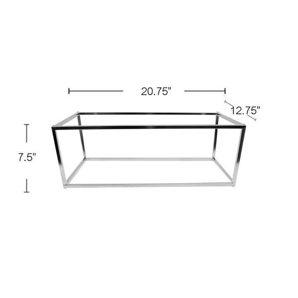 21001 - Ss Reversible Riser 20.75X12.75X7.25 In.