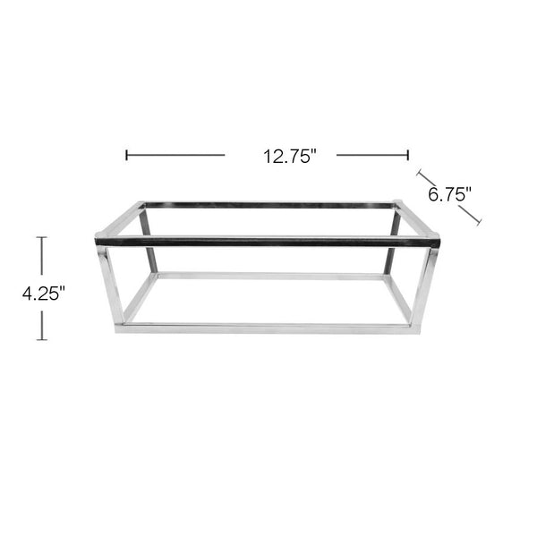 21004 - Ss Reversible Riser 12.75X6.875X3.9 In.