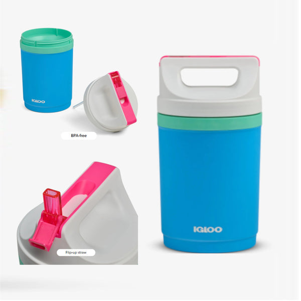 31629 - 64 Oz Retro Jug-Blue