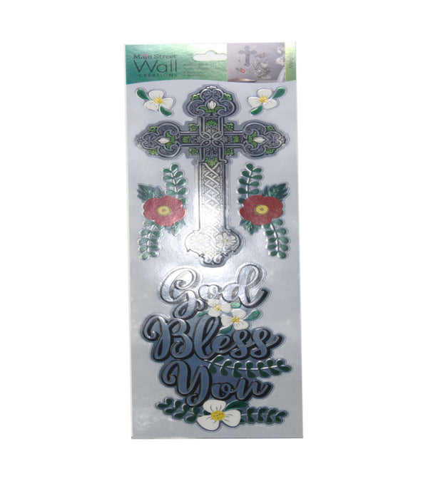 327142 - God Bless You Decal 5"x16"