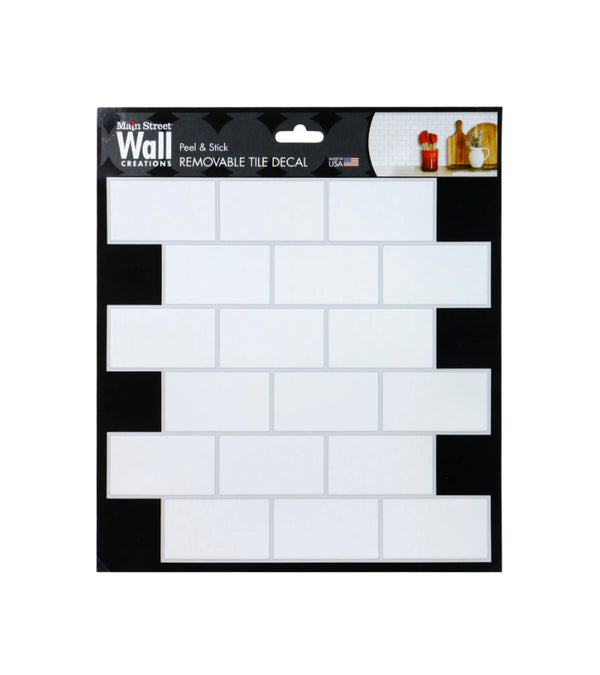 327252 - White Subway Tiles 8.5"x9.75"