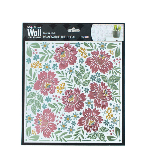 346899 -Botanical Garden Tiles 8.5"x9.75"
