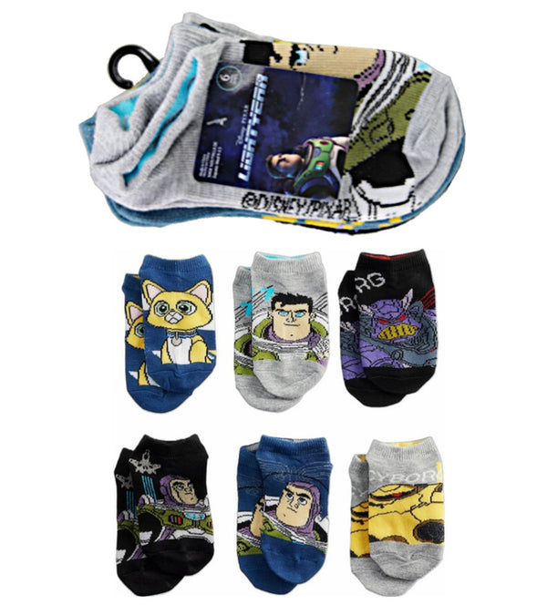 437K-S - Lightyear 6pk Socks- Small