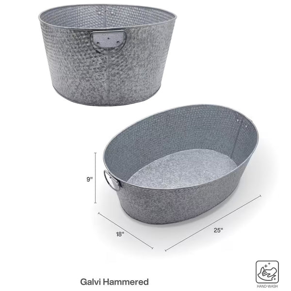 5302703 - 25In. Hammered Tub By Towle Living