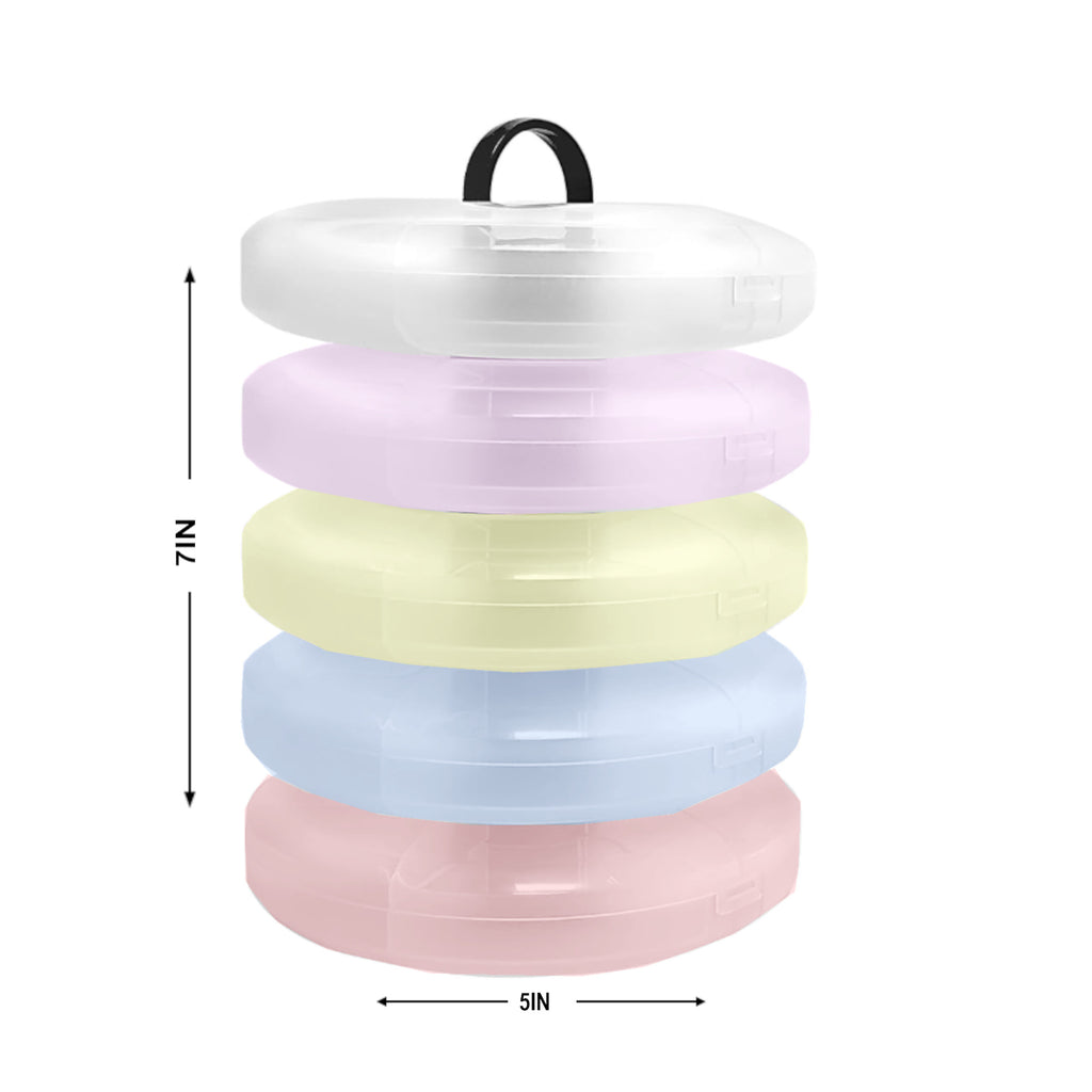 B132-5SRAINBOW - 5 Tier Round Storage-Rainbow