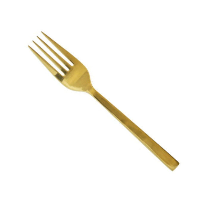 B408FCMF - Chef Table Gold Serving Fork 9.25"