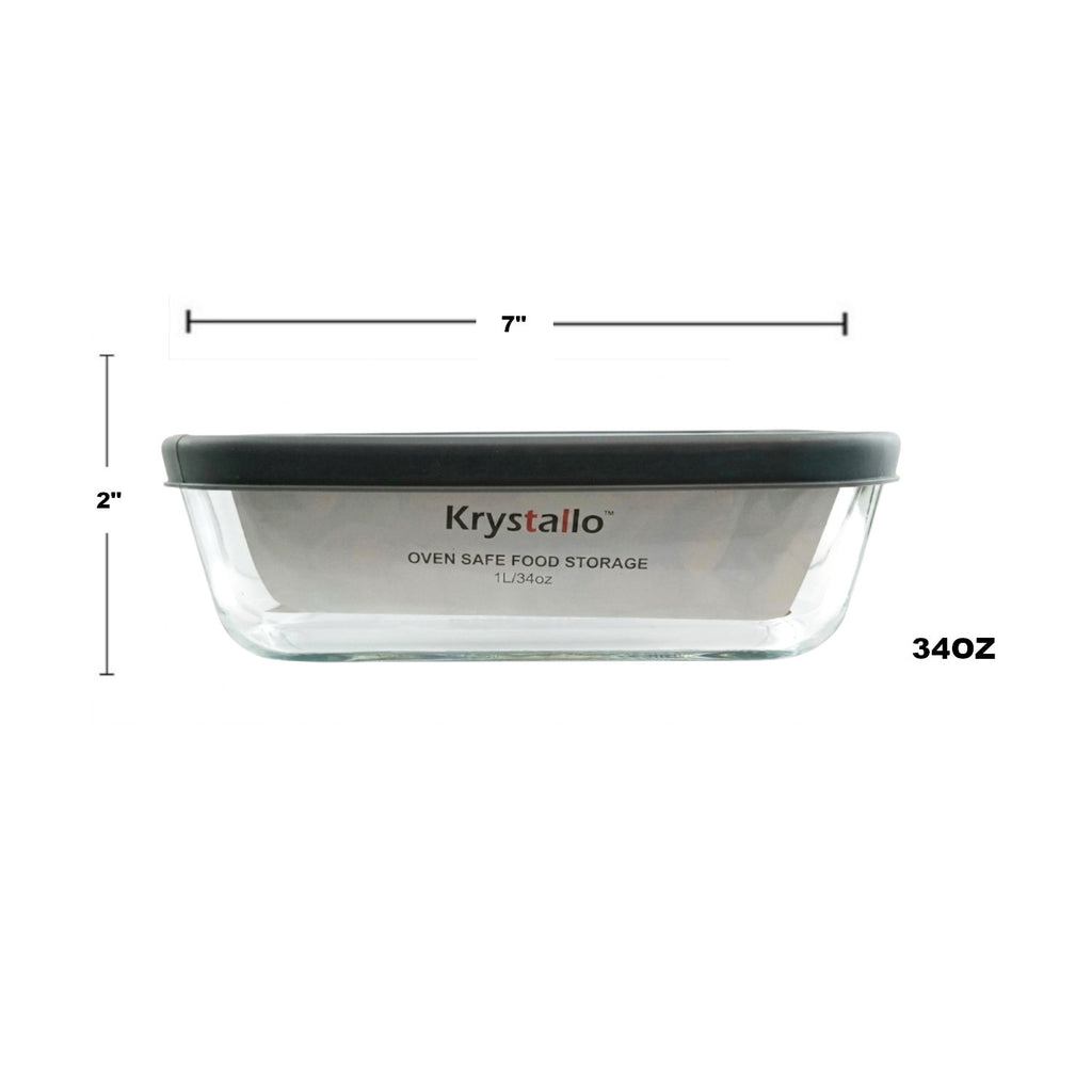 BW554 - Glass Food Storage- 1000 Ml