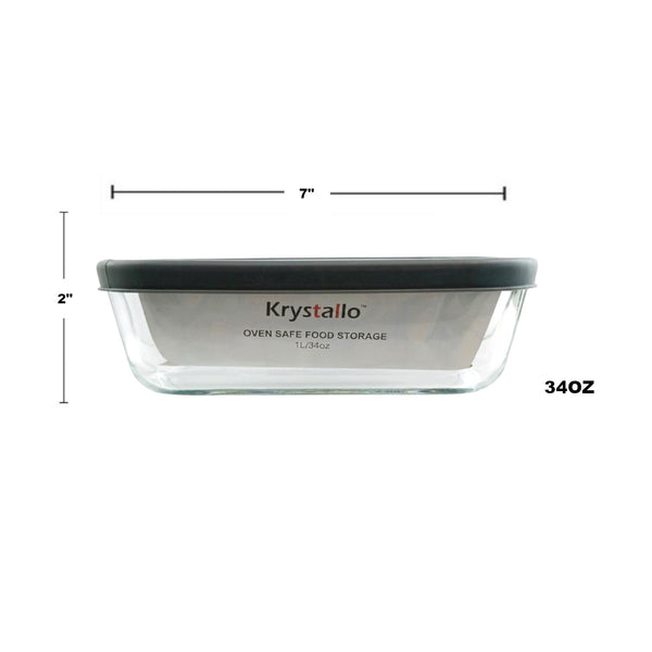 BW554 - Glass Food Storage- 1000 Ml