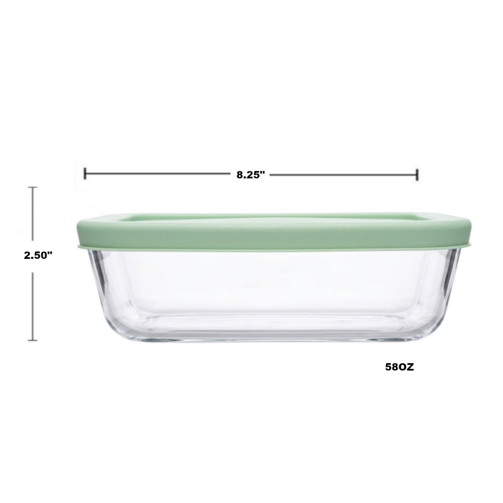BW555 - Glass Food Storage- 1800 Ml