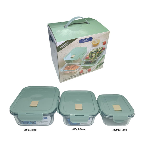 BW5598 - Glass Storage-3 Pc Set