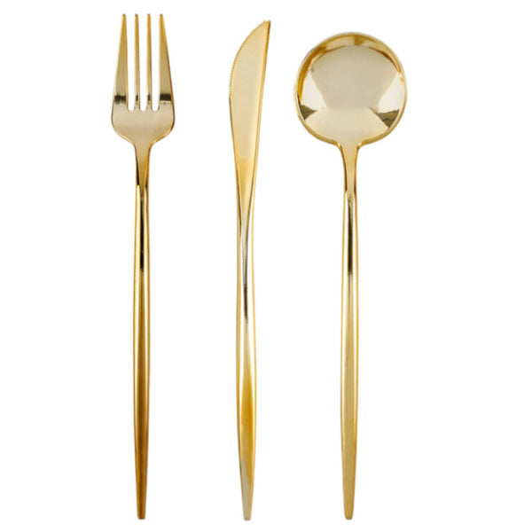 DP371 - Assorted Silverware- 24 Pc Gold