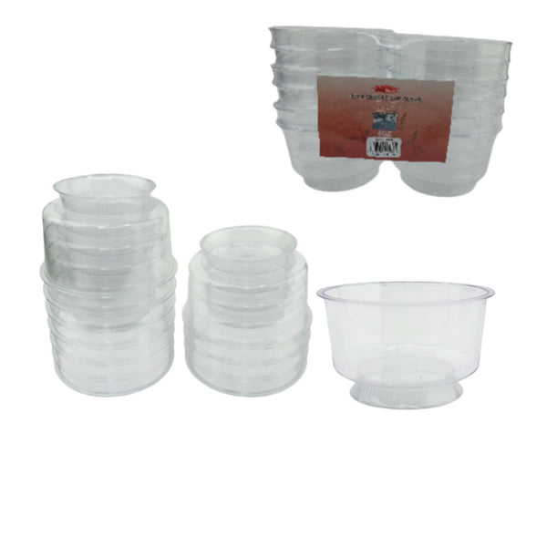 DP534 - Desert Cup 4Oz  Clear-12 Pc
