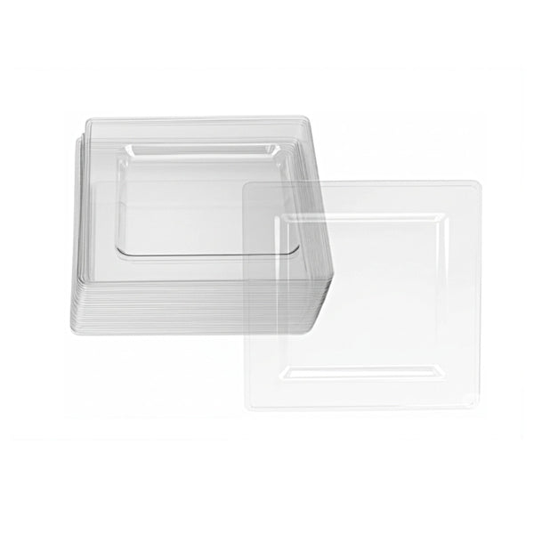 DP5485 - Clear Square Plate-12pk-8in