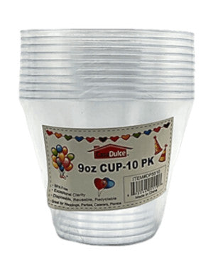 DP5510 - Clear Cup 10pk - 9oz