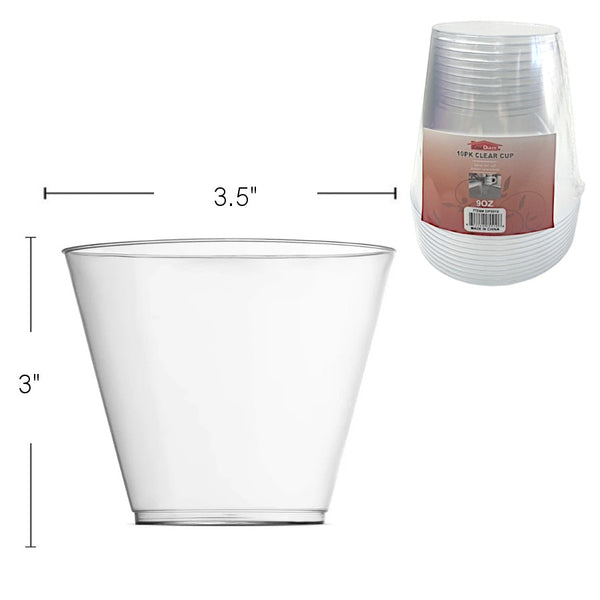 DP5510 - Clear Cup 10 Pk-9 Oz