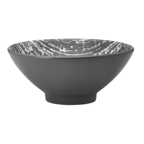 DZ6122018GR - Drizzle Gray Round Bowl-7 In