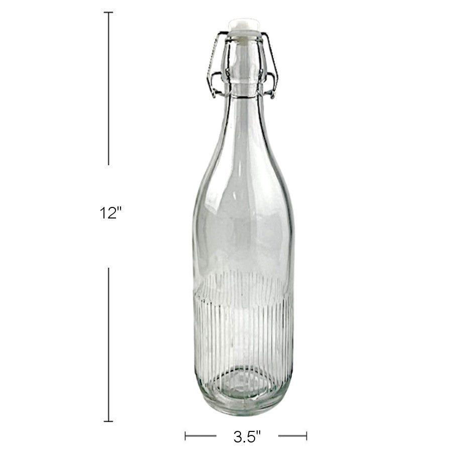 GB456 - Glass Bottle With Latch