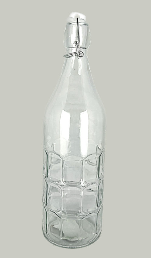 GB5528 - Glass Bottle with Latch 1000ml