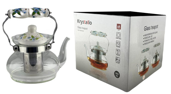 GTP1352 - Glass Teapot 900ml