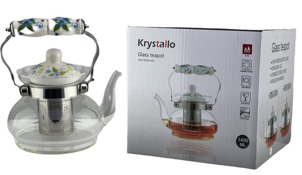 GTP1353 - Glass Teapot - 1400ml