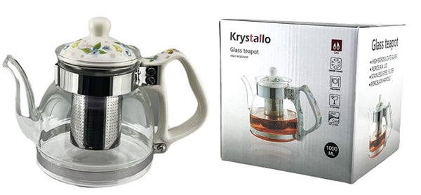 GTP1355 - Glass Teapot 1000ml