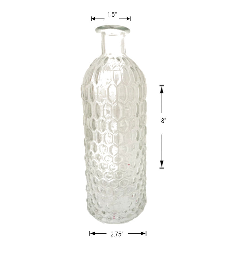 GV5472 - Glass Vase - 8 in. By Krystallo