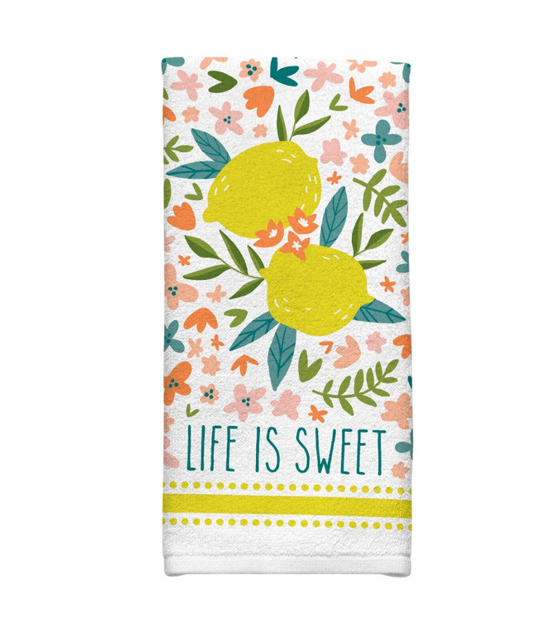 KT139W - Kitchen Towel-15x25 Life Is Sweet