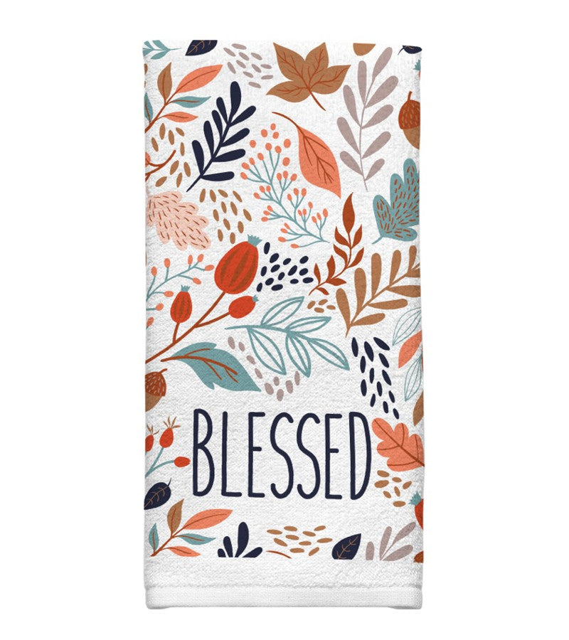 KT200W - Kitchen Towel-15x25 in Blessed
