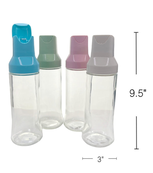 OV349 - Oil Vinegar Bottle Asstd Color-485 Ml