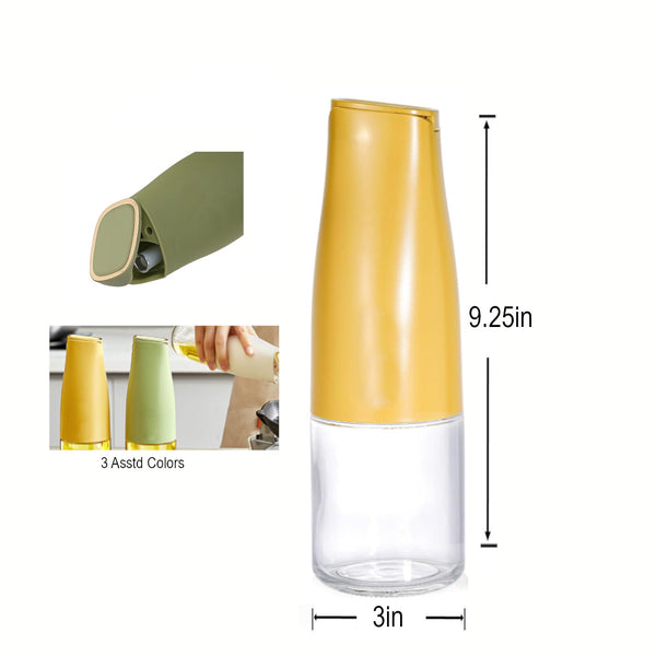 OV352 - Oil Vinegar Bottle Asstd Color-500 Ml