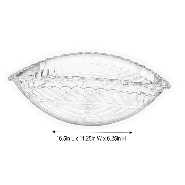 PL313 - Plastic Bowl- 16.5X11.25X6.25In (42 Cm)