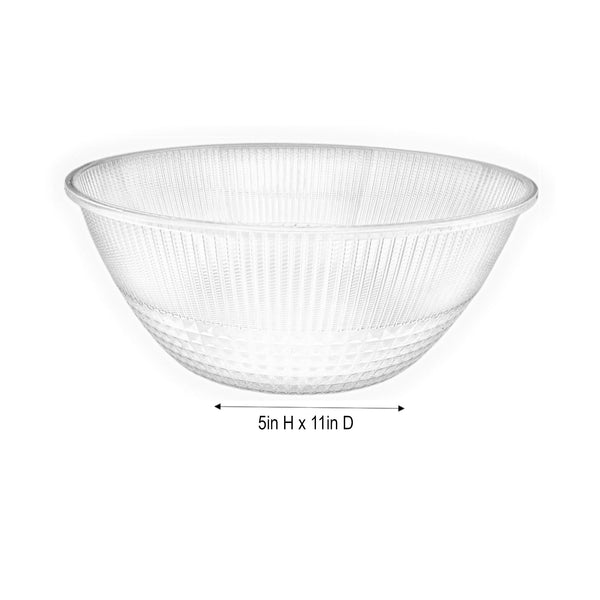 PL335 - Plastic Bowl- 5X11In (28 Cm)