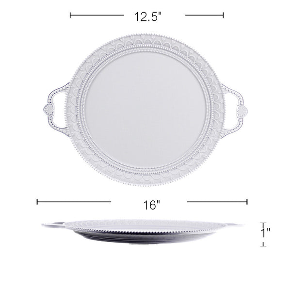 PL564 - White Round Tray