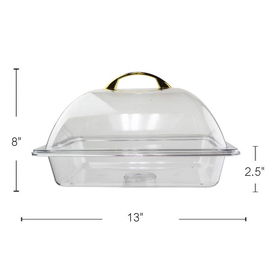 PL576 - Plastic Tray With Dome