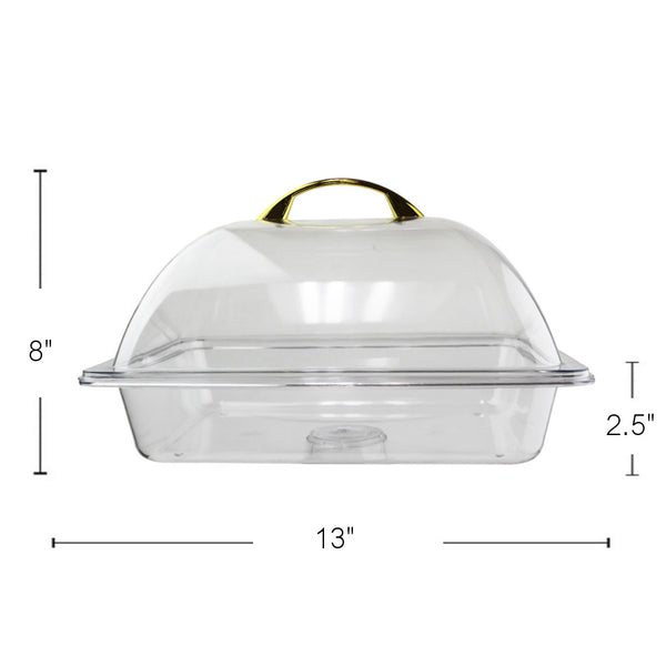 PL576 - Plastic Tray With Dome