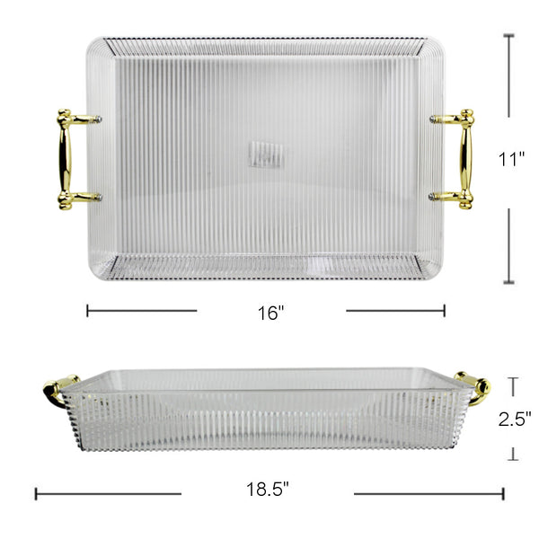 PL577 - Plastic Tray With Handle