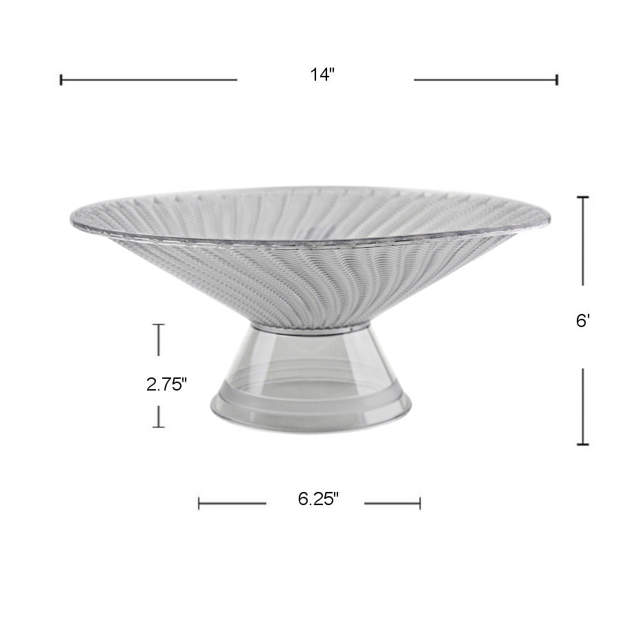 PL582 - Plastic Footed Bowl