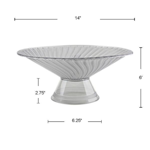 PL582 - Plastic Footed Bowl
