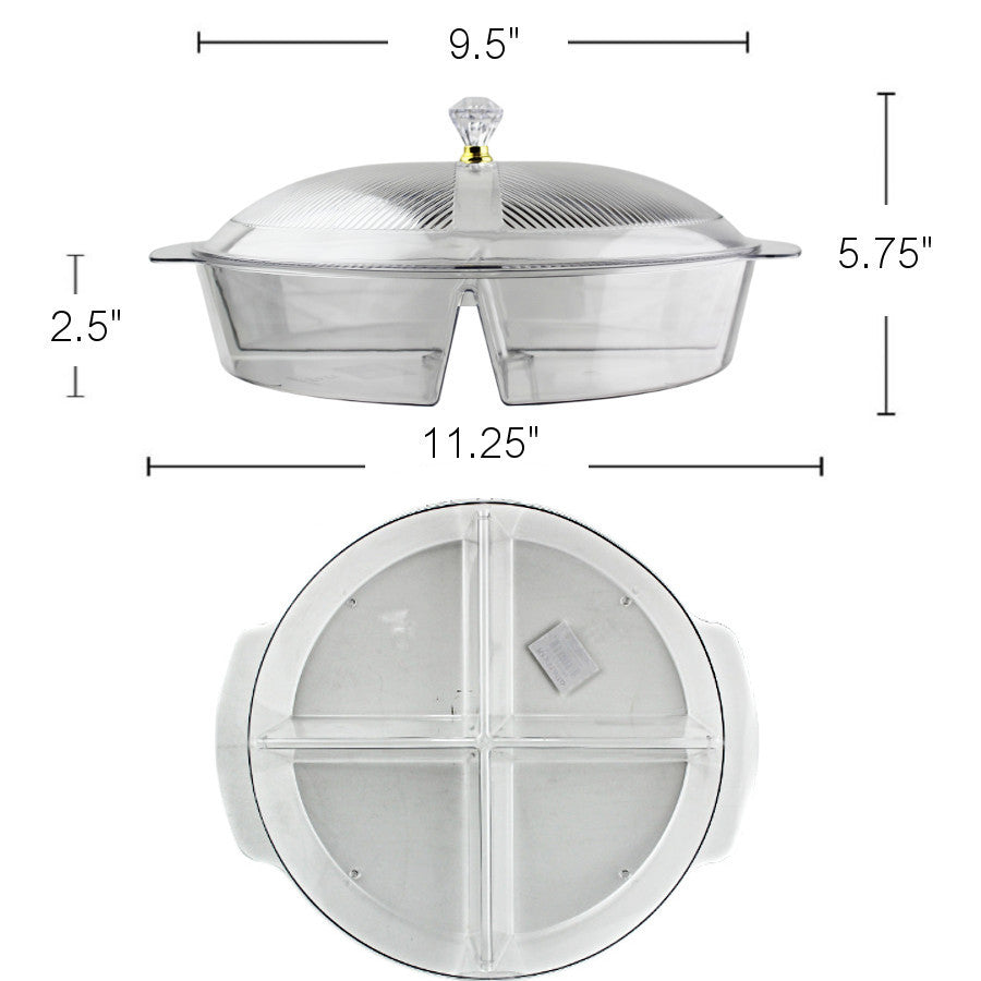 PL585 - Sectional Round Bowl With Cover