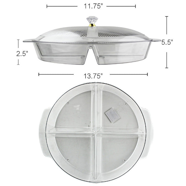 PL586 - Sectional Round Bowl With Cover