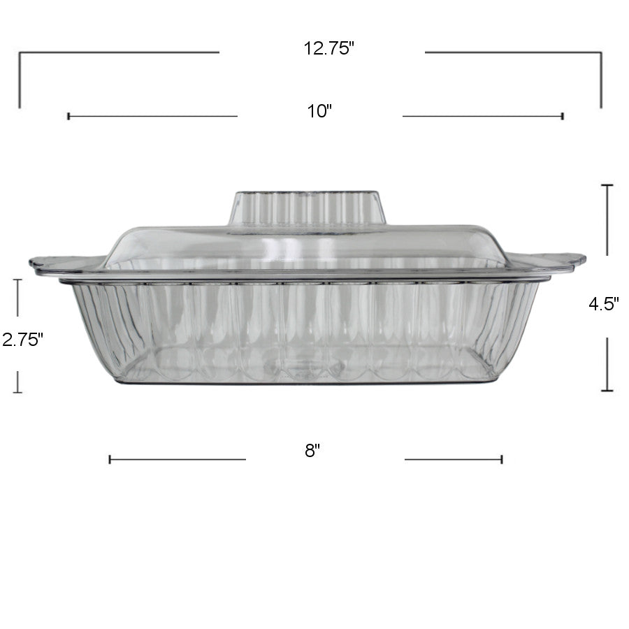 PL587 - Rectangle Bowl With Cover