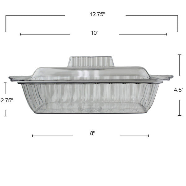 PL587 - Rectangle Bowl With Cover