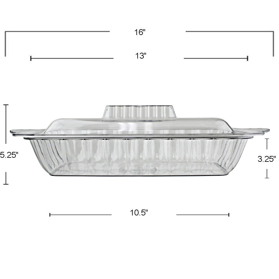 PL588 - Rectangle Bowl With Cover
