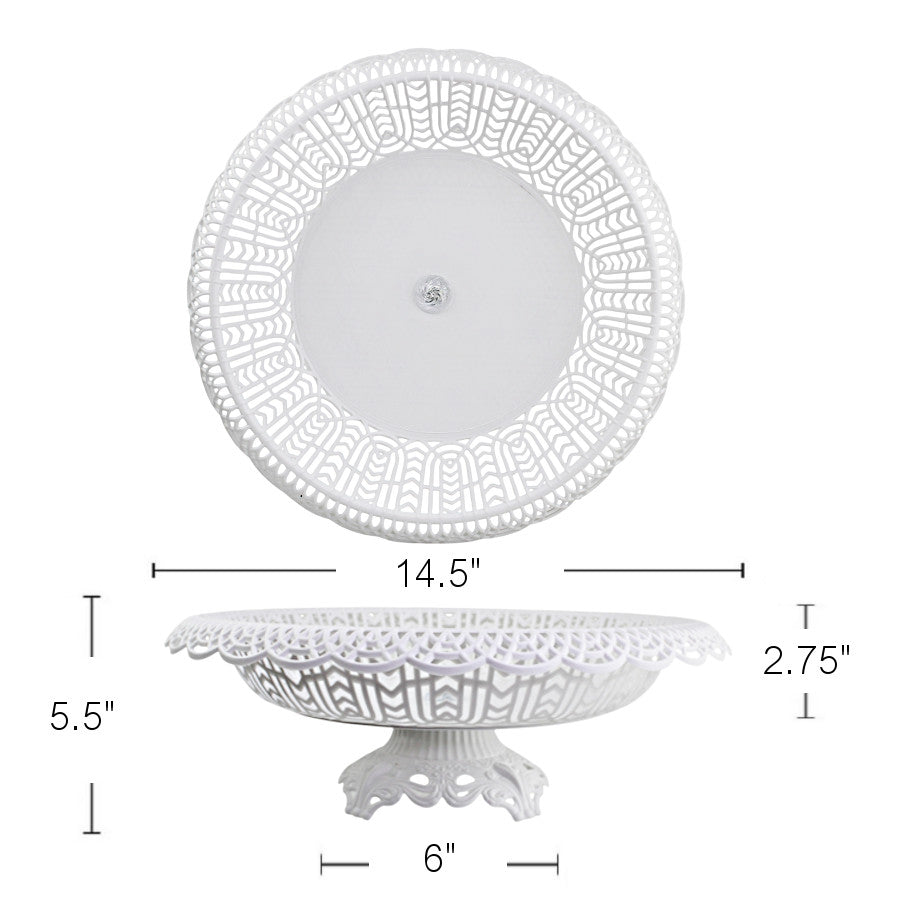 PL591 - White Footed Cakestand